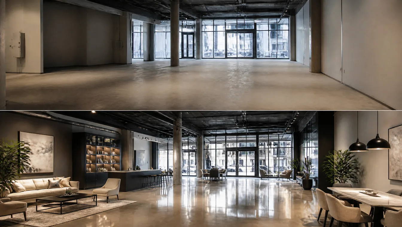 Concrete polishing Toronto increasing property value