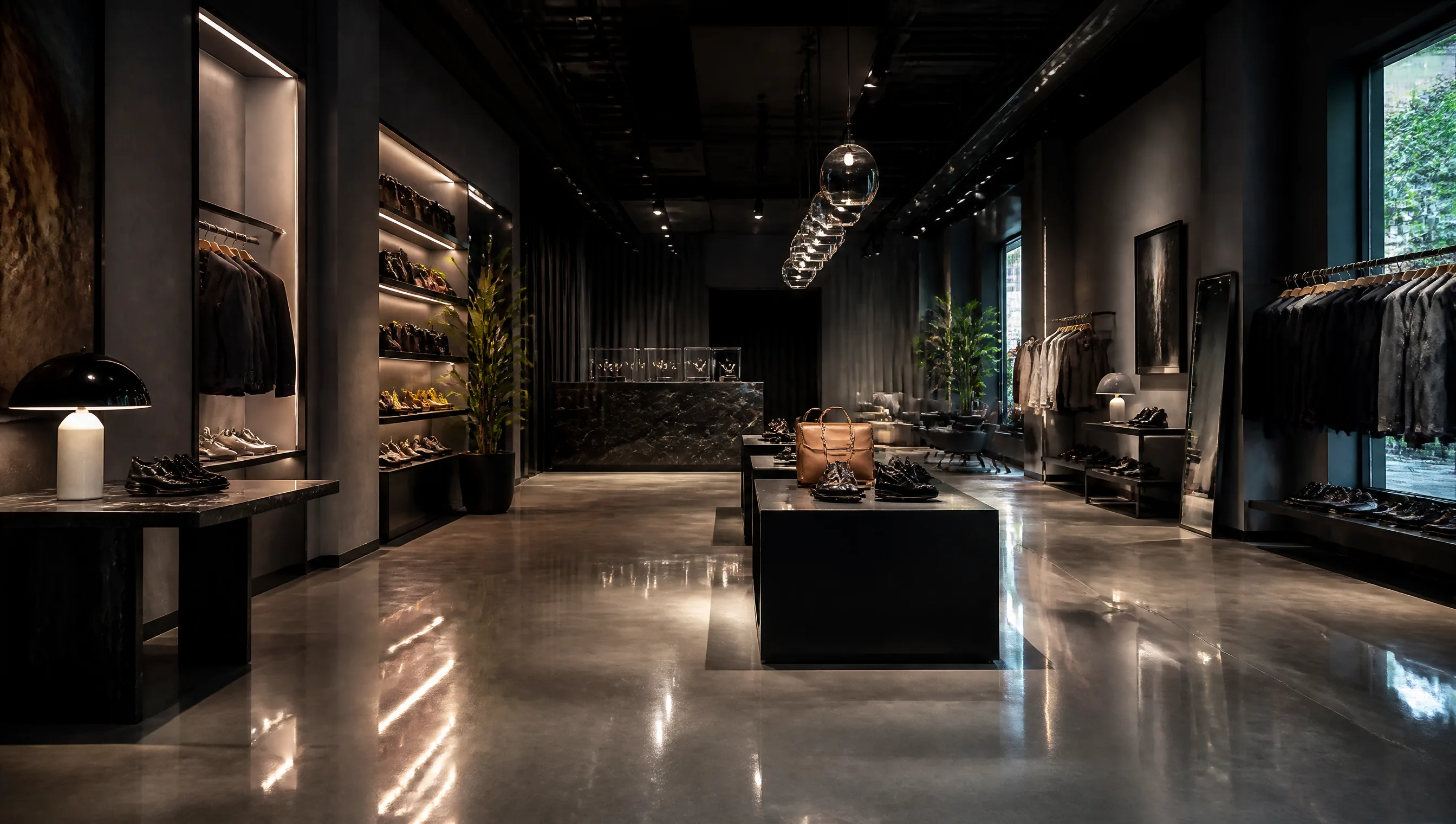 Concrete polishing Toronto retail stores and showrooms