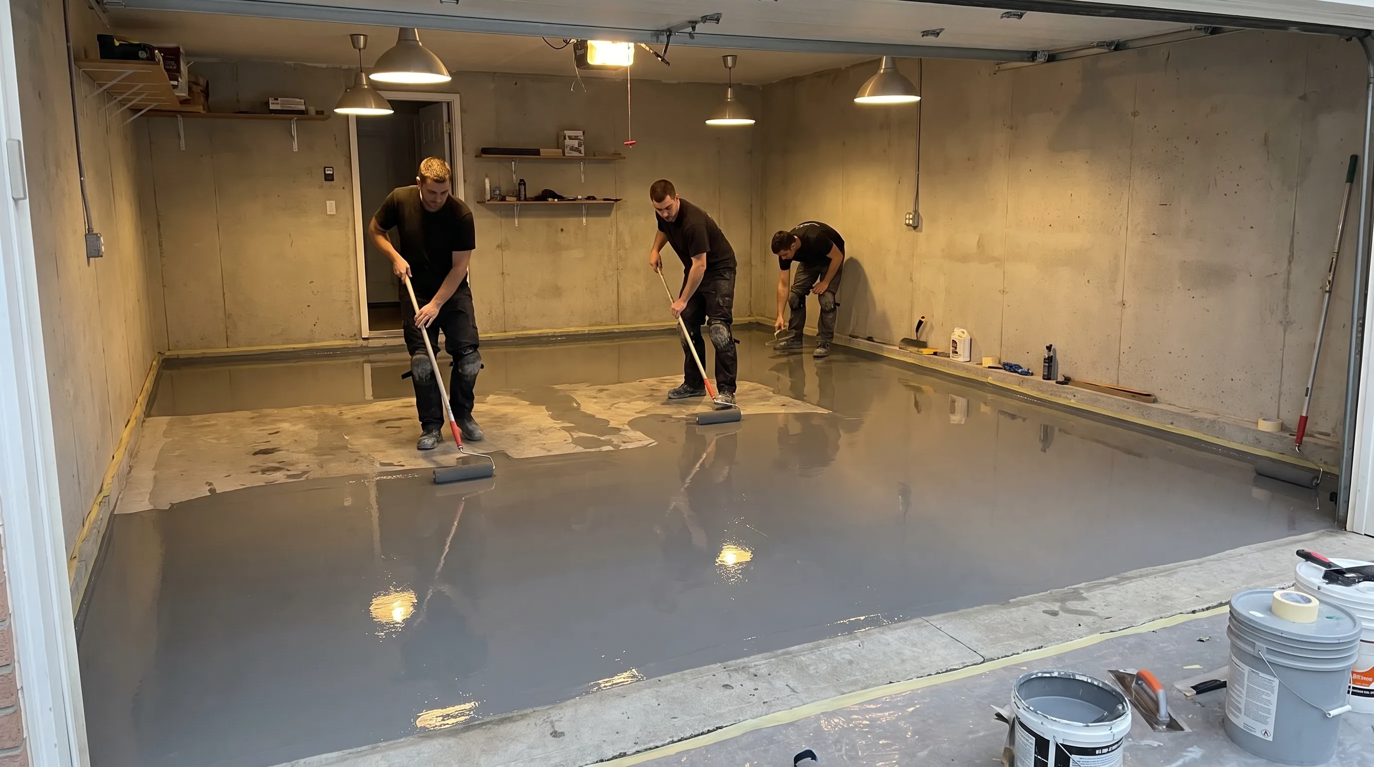 Epoxy garage floor Toronto installation timeline