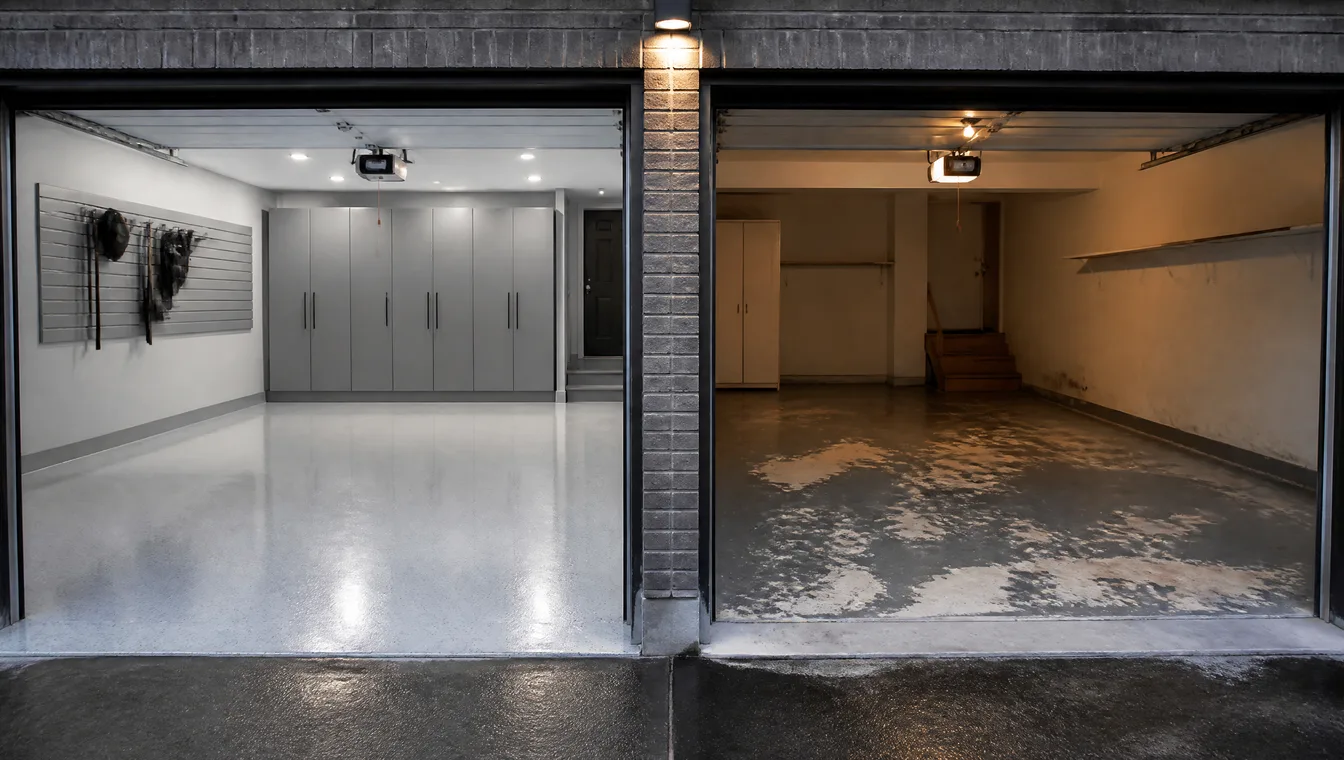 Epoxy garage floor Toronto vs garage floor paint