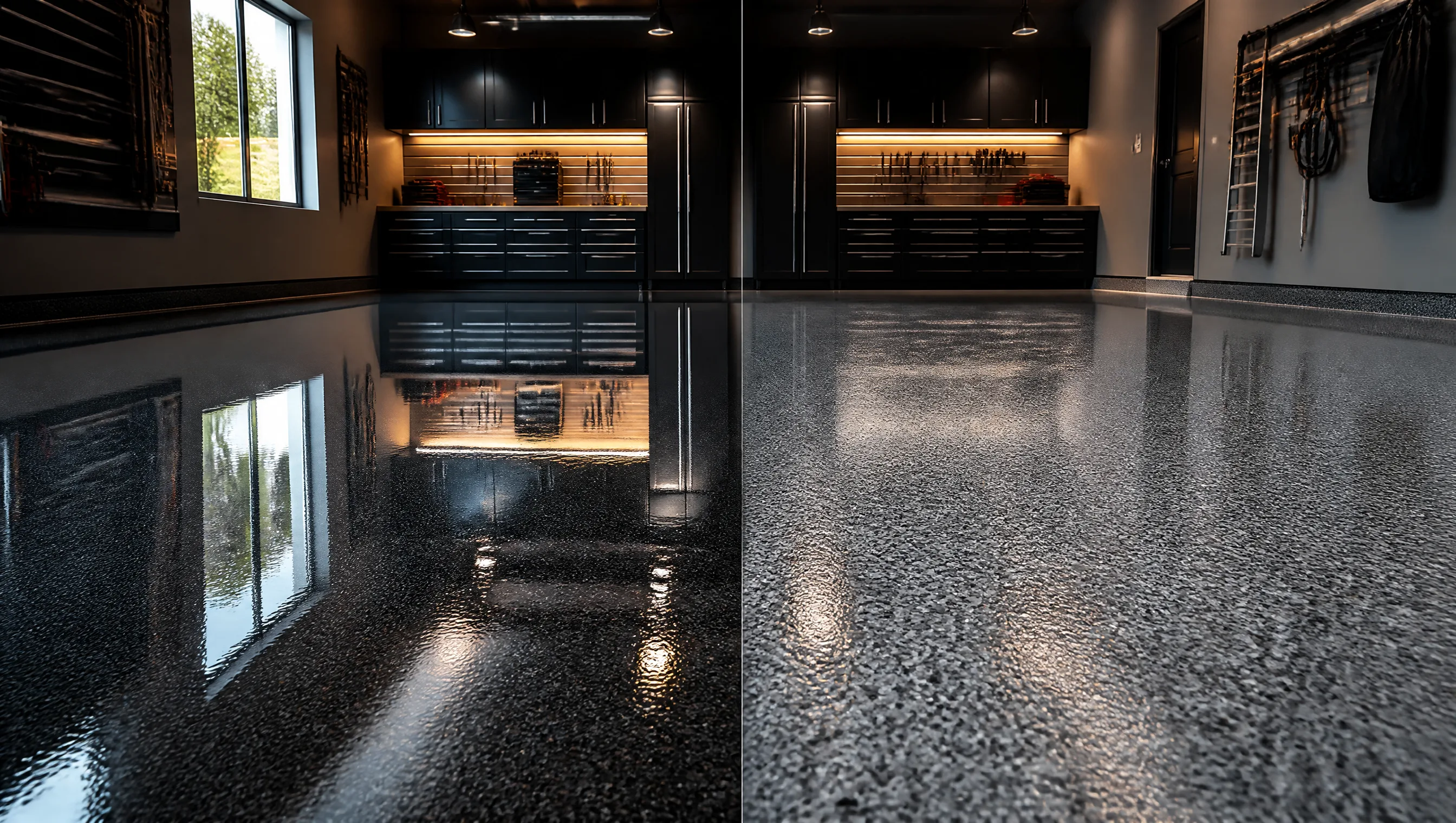 Polyaspartic floor coating Toronto vs epoxy full side by side comparison