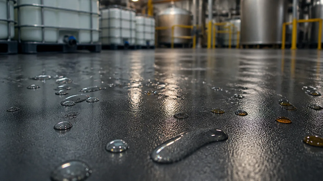 Polyurea floor coating Toronto chemical resistance