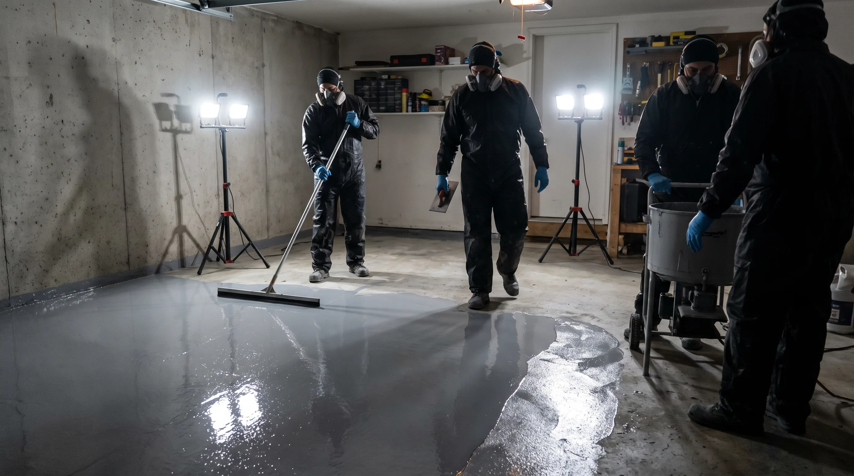 Polyurea floor coating Toronto fast cure application