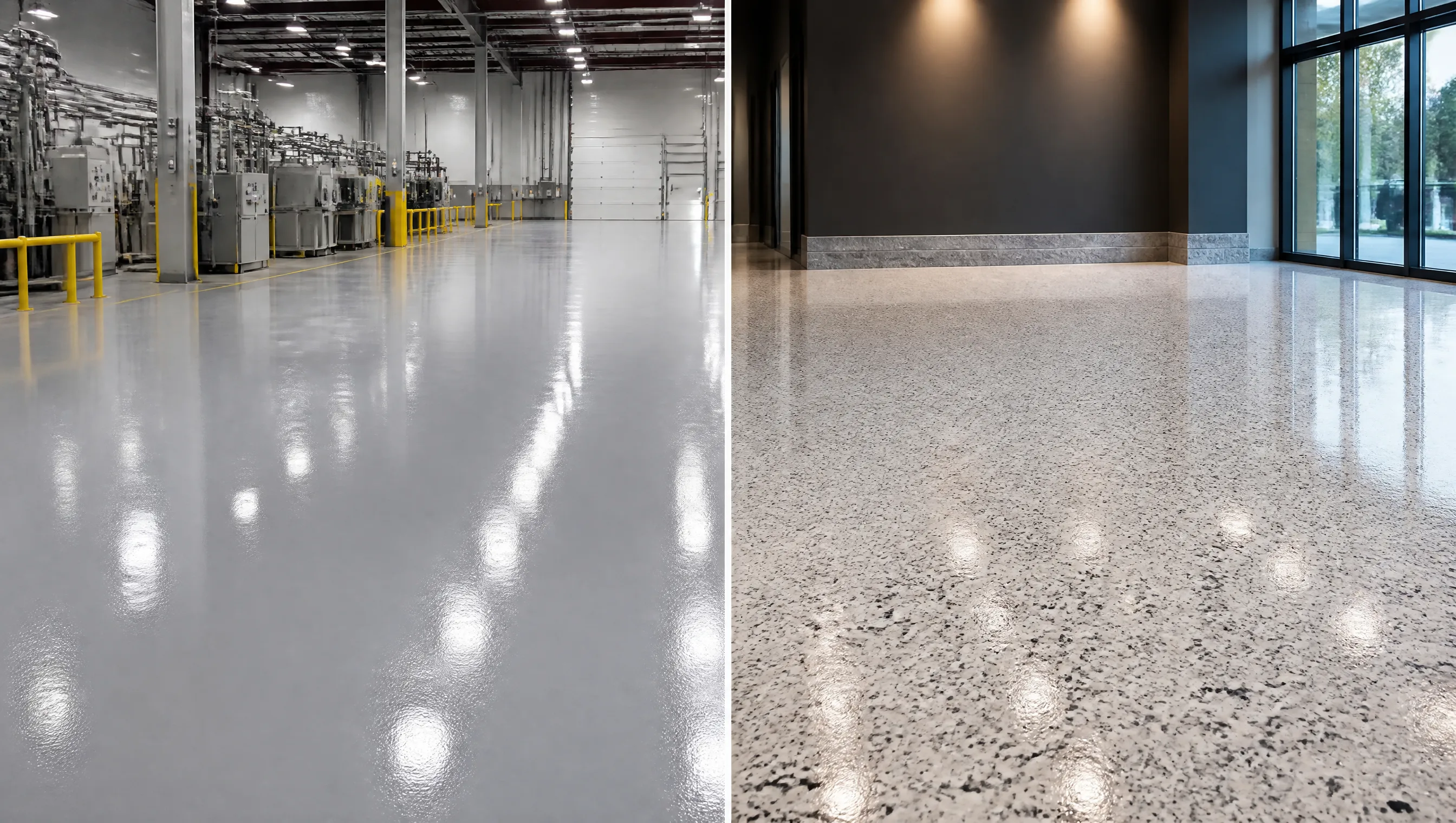 Polyurea vs polyaspartic floor coating Toronto key differences